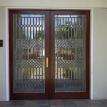 Doors that were stripped and re stained.