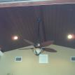 Stained T&G ceiling