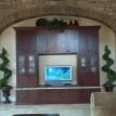 Stained wall unit