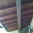 Stained T&G back patio